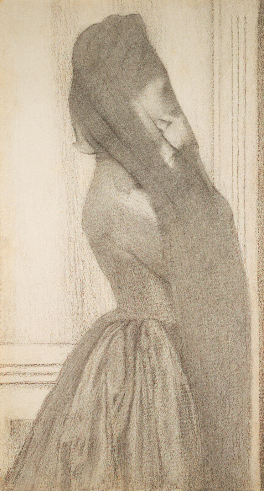 The Veil, Fernand Khnopff, Belgium, c. 1887