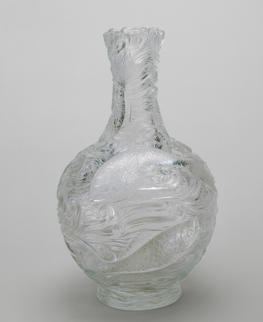 "Rock Crystal" Vase, Thomas Webb & Sons, Stourbridge, 1889