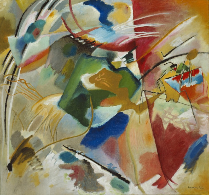 Painting with Green Center, Vasily Kandinsky, Germany, 1913