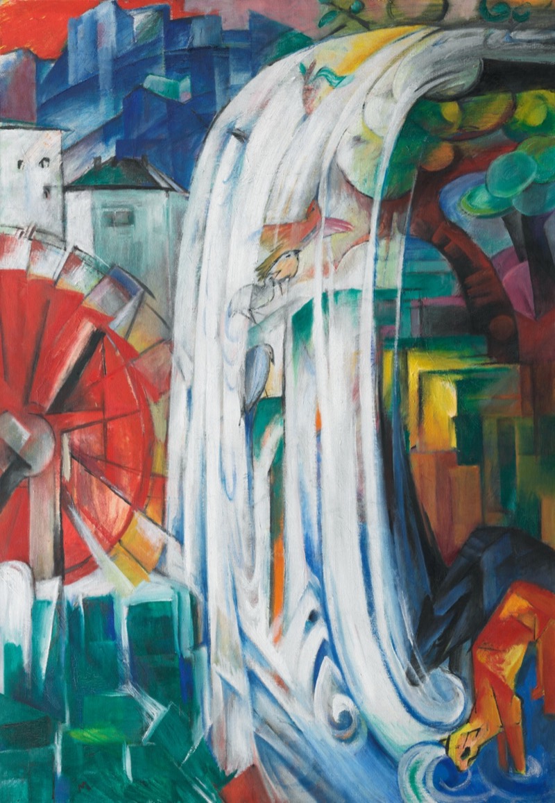 The Bewitched Mill, Franz Marc, Germany, 1913