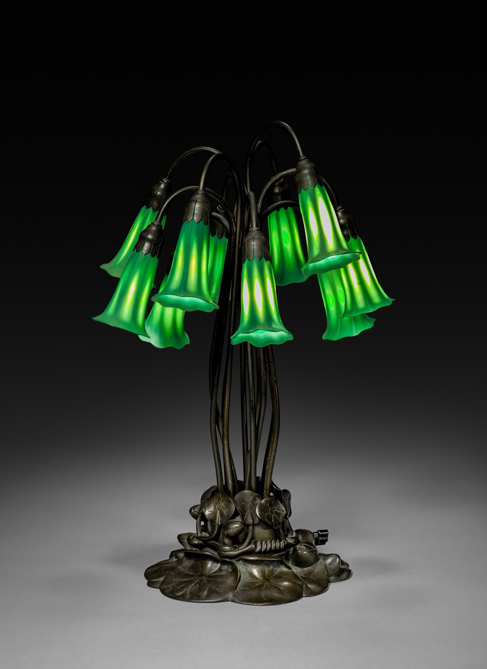 Pond Lily Table Lamp, Tiffany Studios, America, c. 1902–10