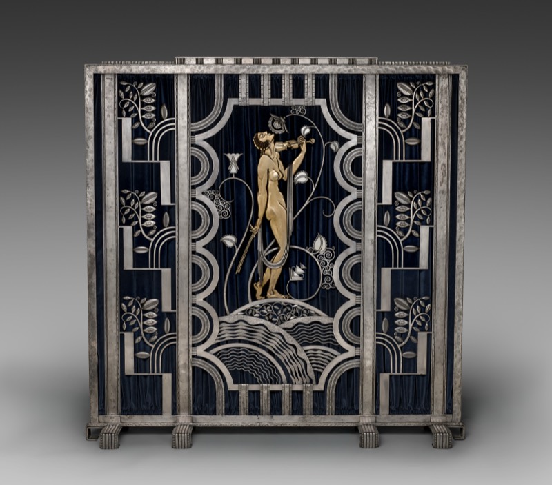 Muse with Violin Screen, Paul Fehér, America, 1930