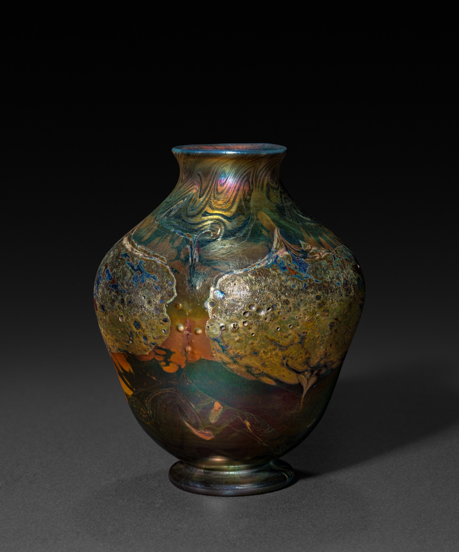 Cypriot Vase, Tiffany Glass & Decorating Company, America, c. 1895–1900