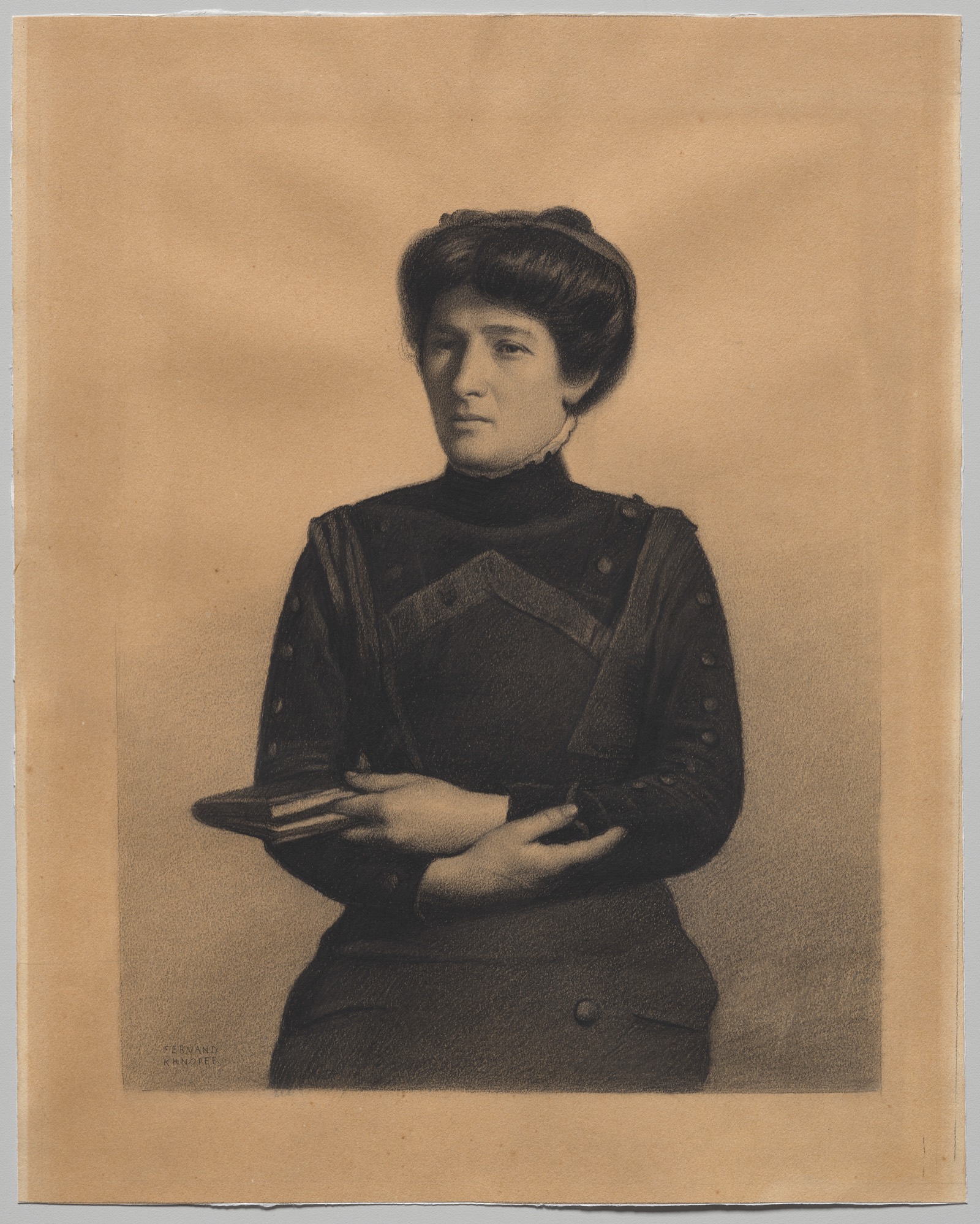 Portrait of Madame Jules Ricard, née Augustine Bulteau, Fernand Khnopff, France, c. 1893